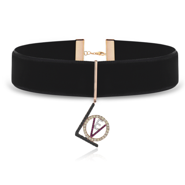 Paris in LOVE Choker