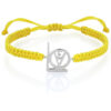 LOVE Rope Bracelet Yellow woven rope