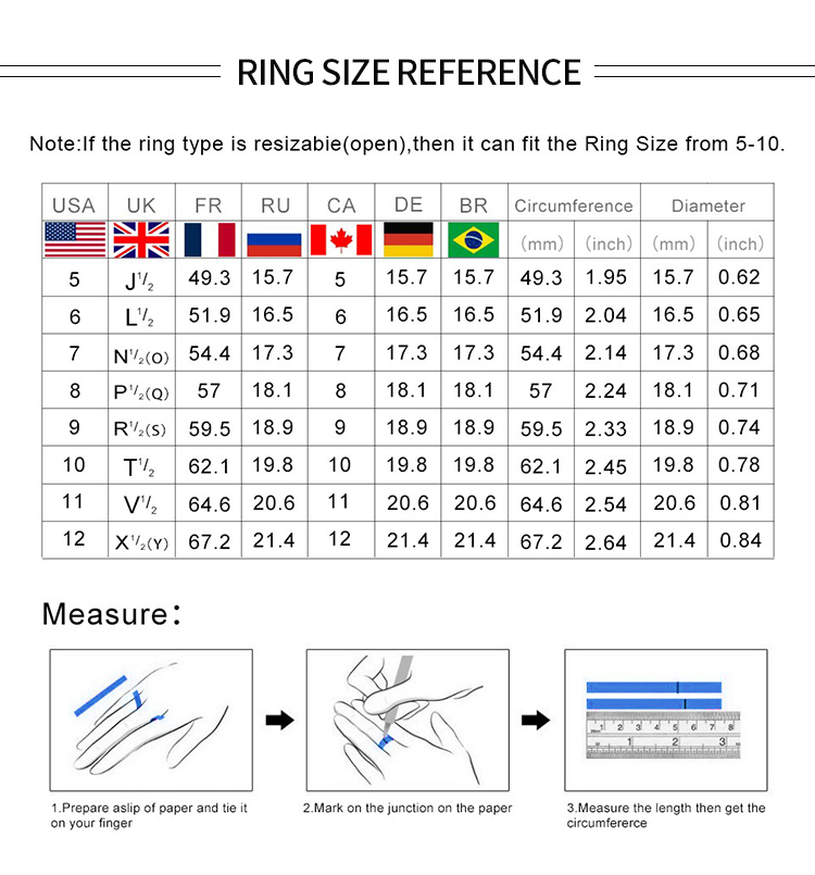 Choose Your Ring Size