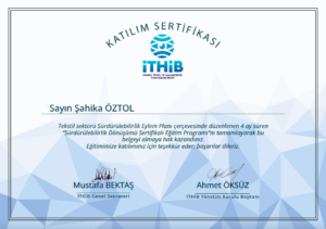 ITHIB - Sustainability Certificate