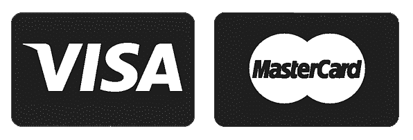 Visa and MastersCard logos